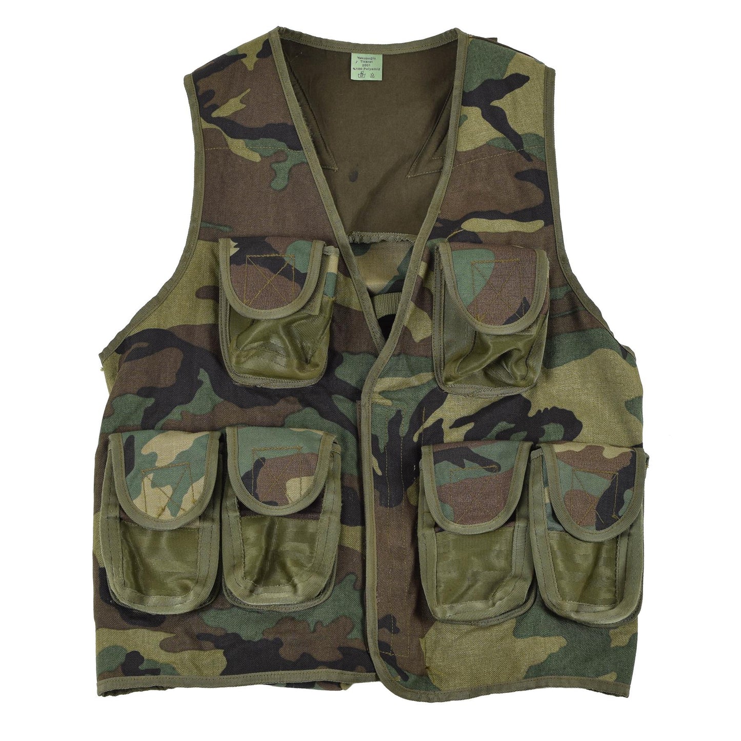 NATO ammunition vest with holsters Woodland print