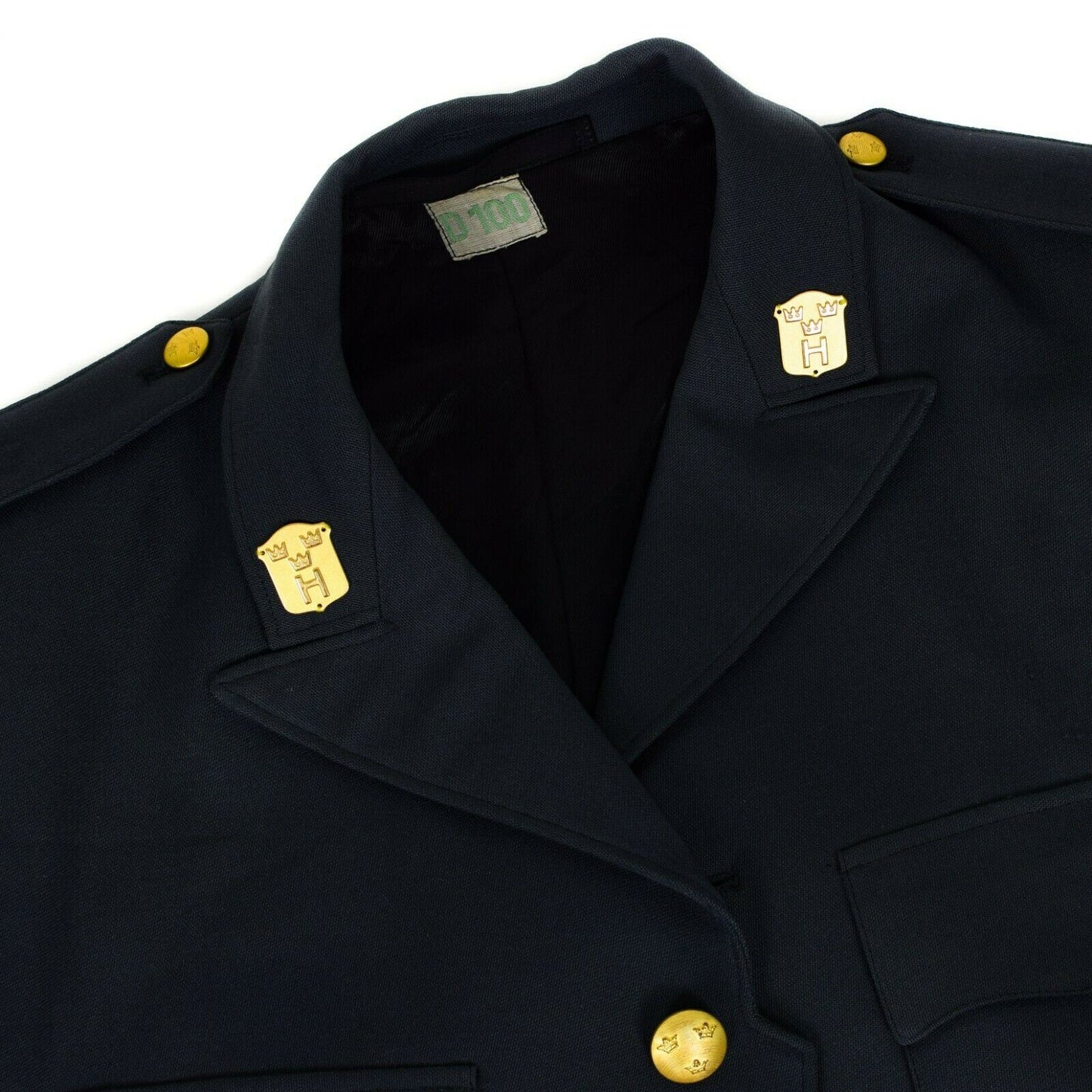 Swedish army infantry parade jacket Blue