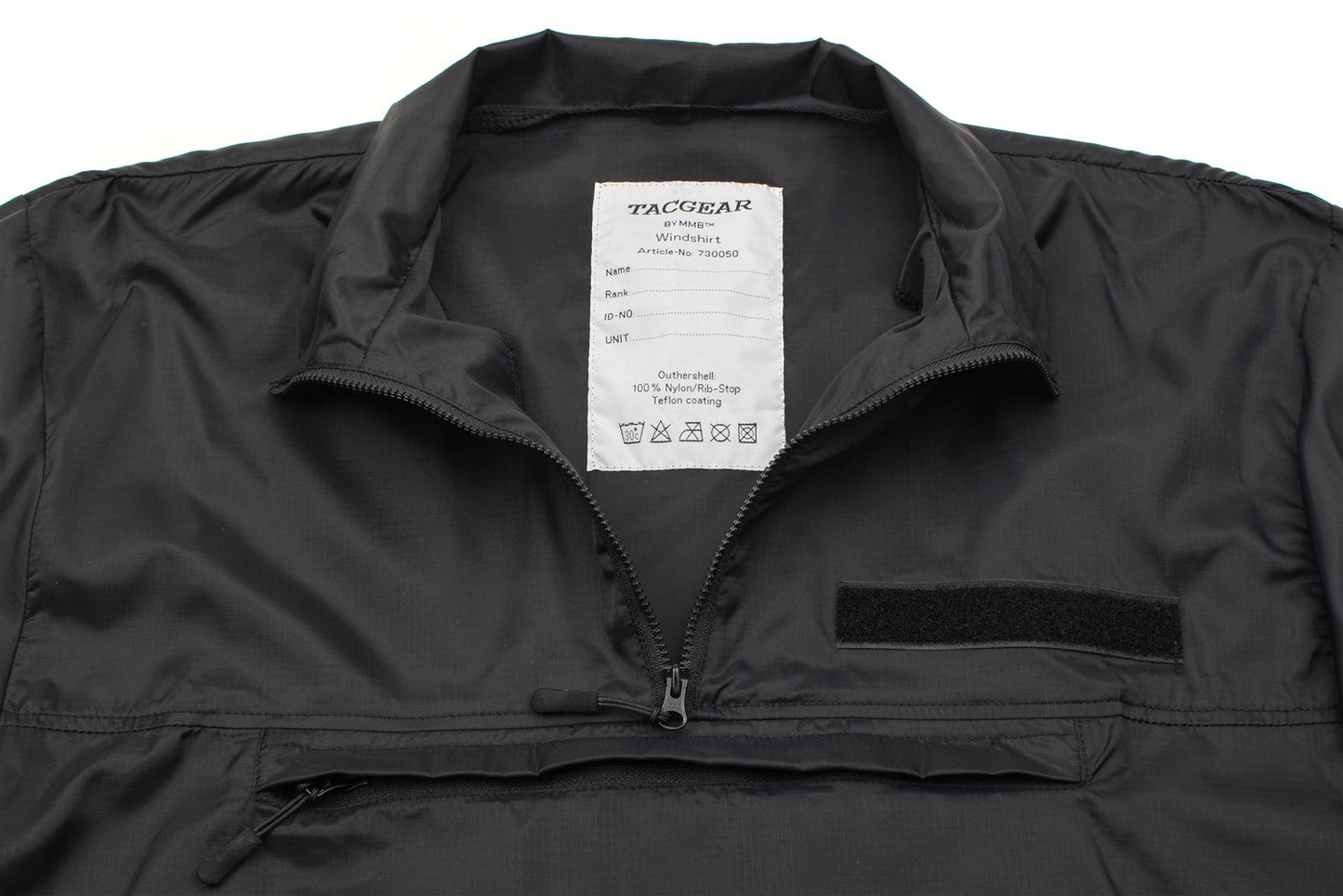 TACGEAR windproof lightweight jacket in black