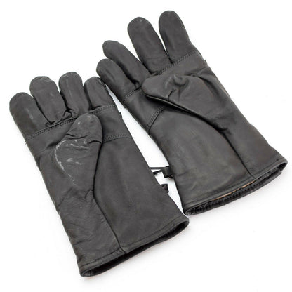 United States Army leather gloves in black