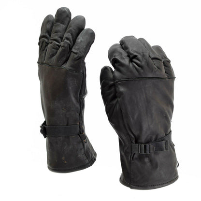 United States Army leather gloves in black