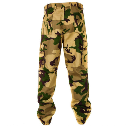 Italian army field pants with Desert Tropic print