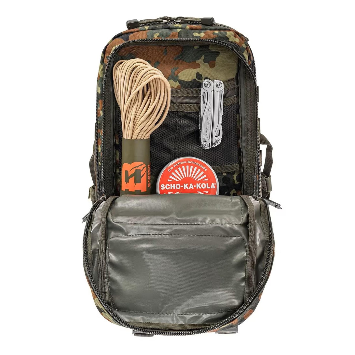 MIL-TEC Assault tactical backpack 20l Flecktarn print