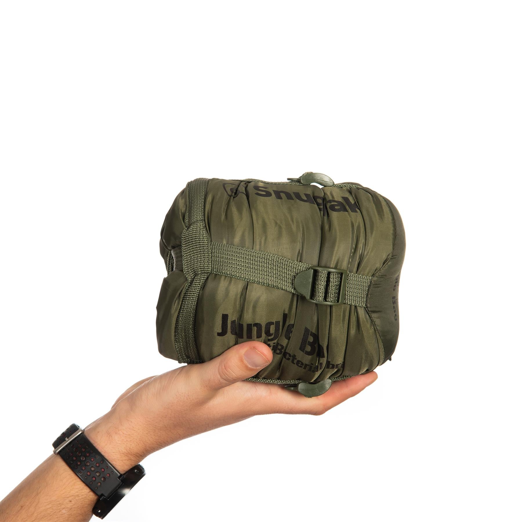 Snugpak miegmaišis 220cm su integruotu tinklu nuo vabzdžių alyvuogių, kompaktiškas ir lengvas kelionėms.