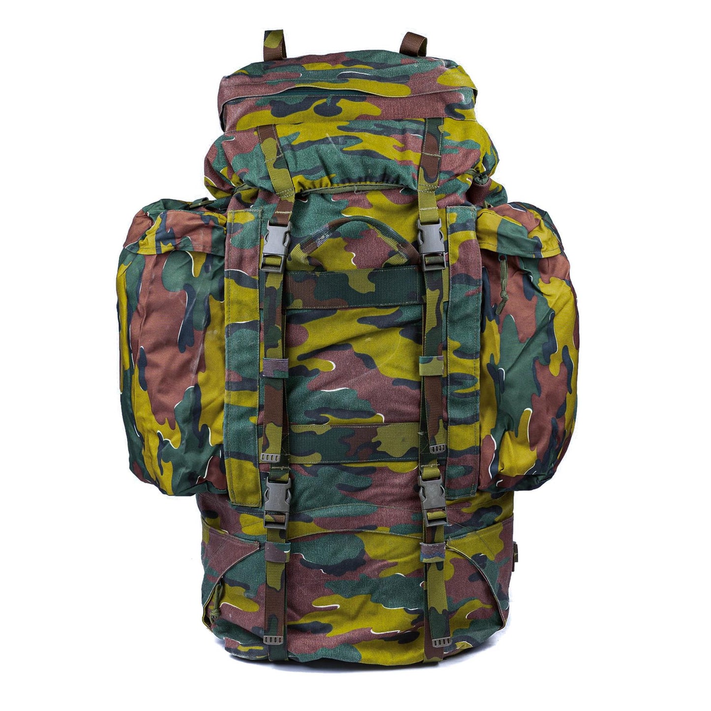 Belgian army tactical hiking backpack 110 liter capacity Jigsaw print