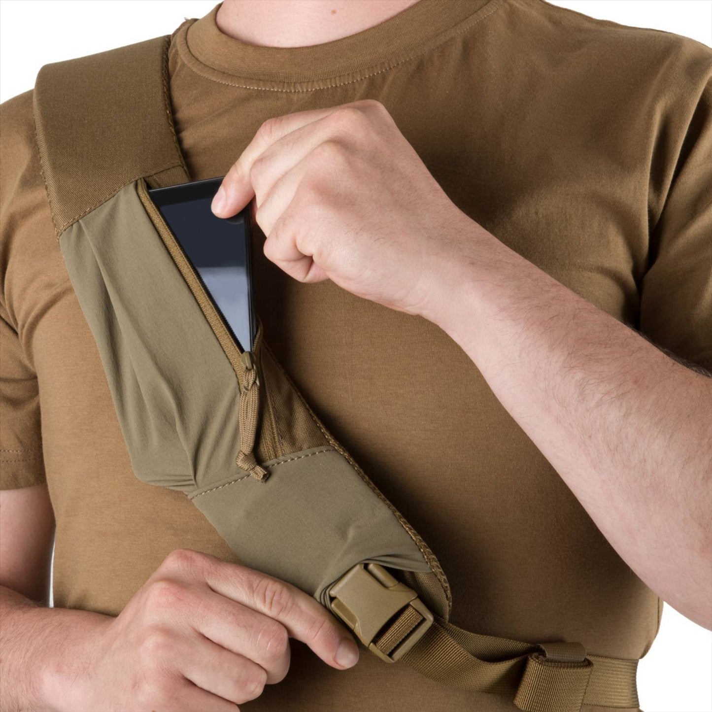Helikon-Tex EDC kuprinė per petį Cordura nailonas juoda