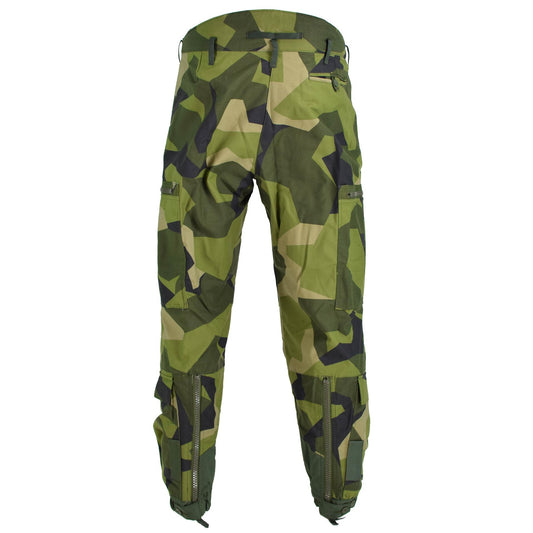 Swedish army field trousers with braces for cold weather Splinter print