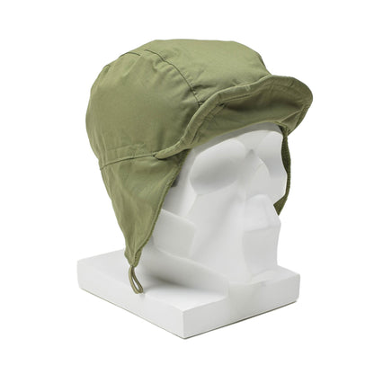 Dutch Army Paratrooper Cap with Ear Flaps Olive