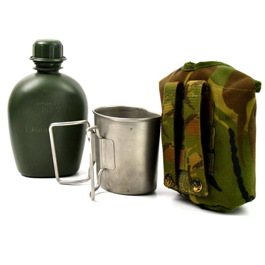 Dutch Army Compact Water Container Olive Drinker Set