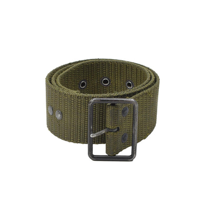 Czech military belt with metal buckle