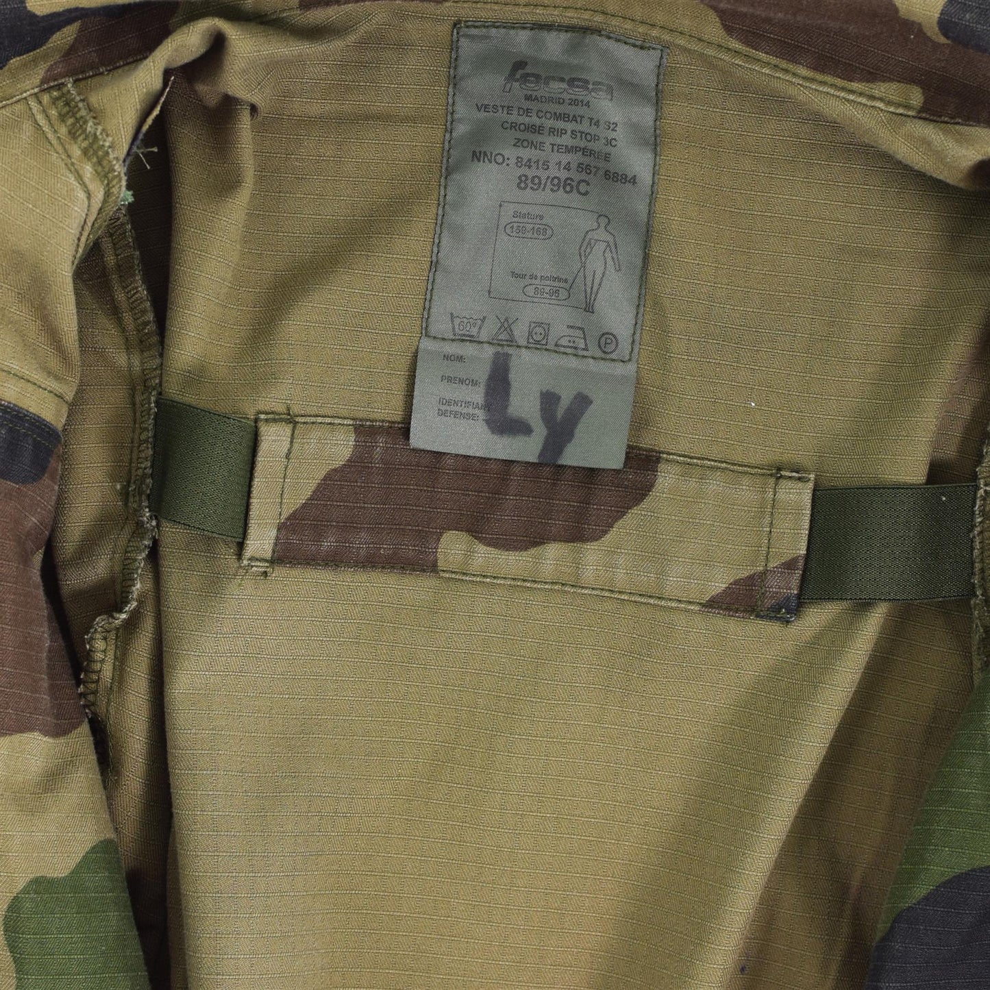 French army tactical jacket Sateen Felin T4 CCE printing