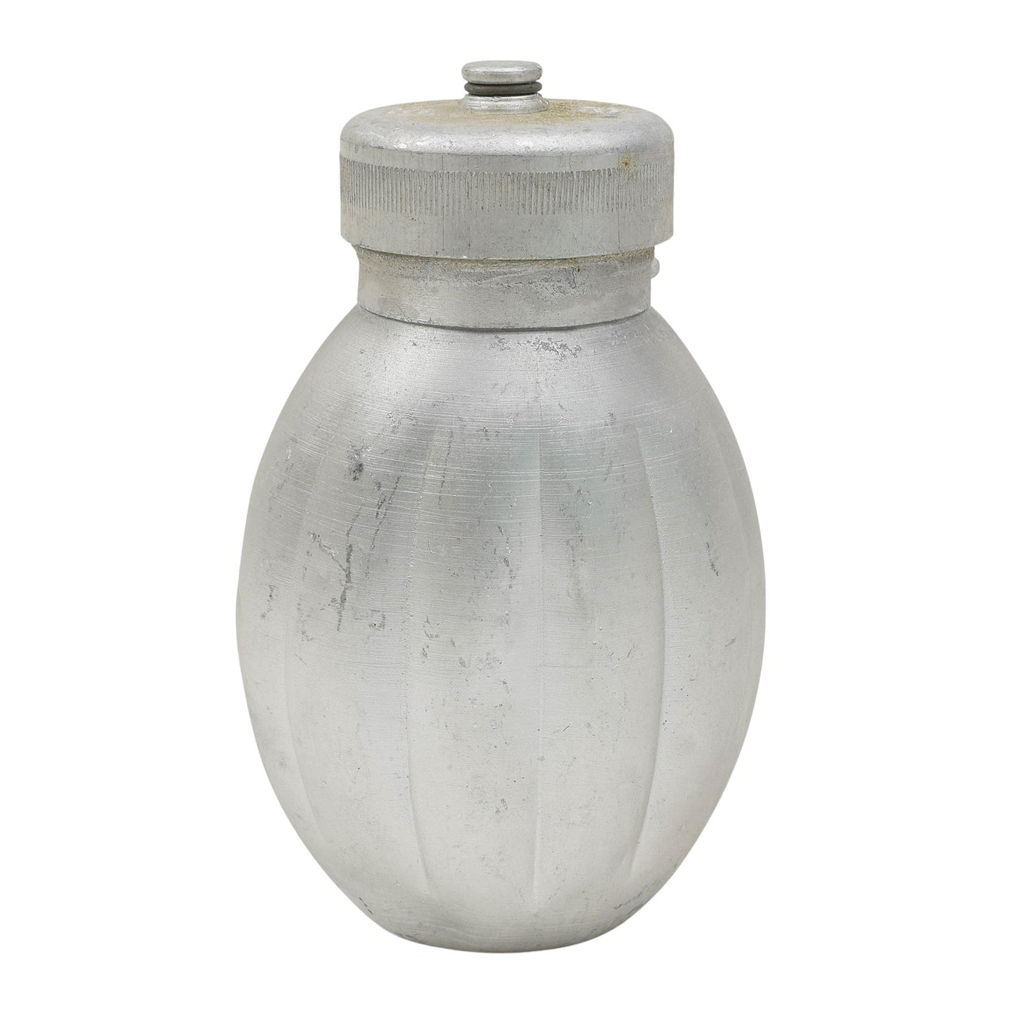 Polish military vintage aluminum drinking bottle with screw cap