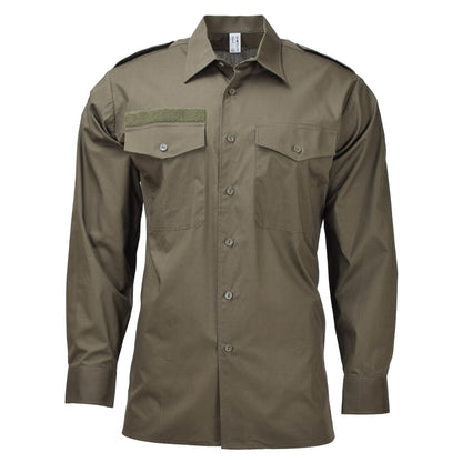 Austrian military classic field shirt with long sleeves