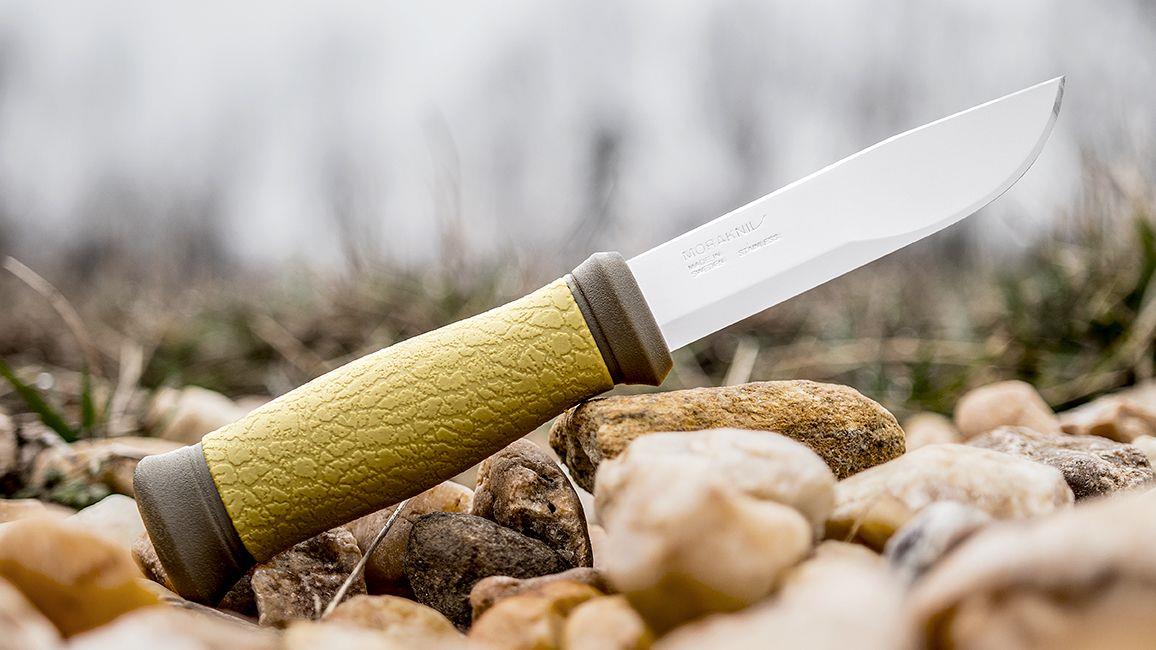 MORA 2000 fixed stainless steel knife