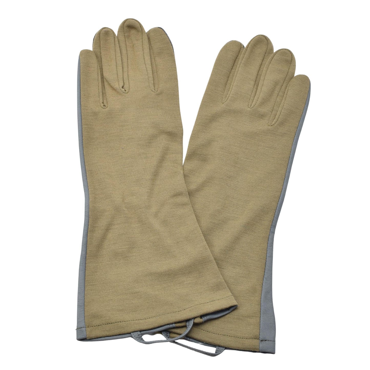 Dutch army glove leather palms heat resistant Olive