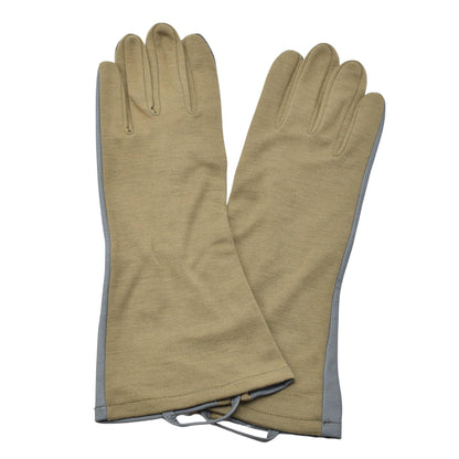 Dutch army glove leather palms heat resistant Olive