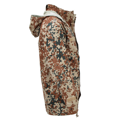 Danish army rain jacket waterproof with hood M84 desert print