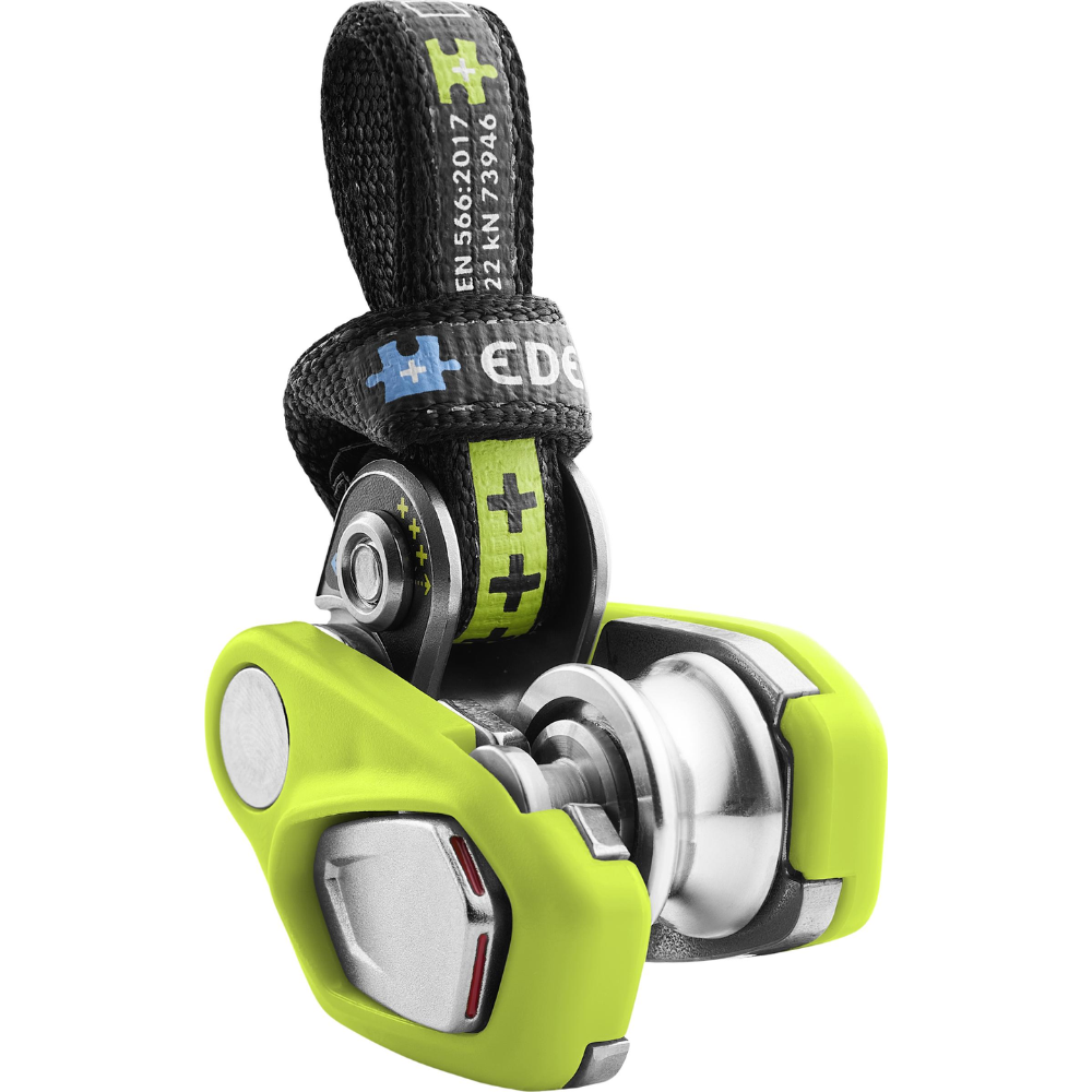 Edelrid Ohmega saugojimo stabdymo asistentas su skriemuliu 8,6–10,5 mm virvei