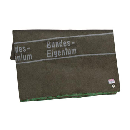 Vokietijos kariuomenės vilnonė antklodė 210x200cm ruda