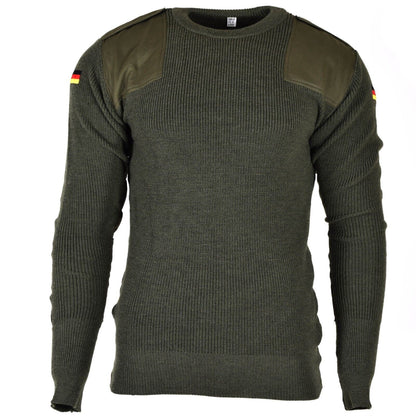 German army classic wool sweater Olive