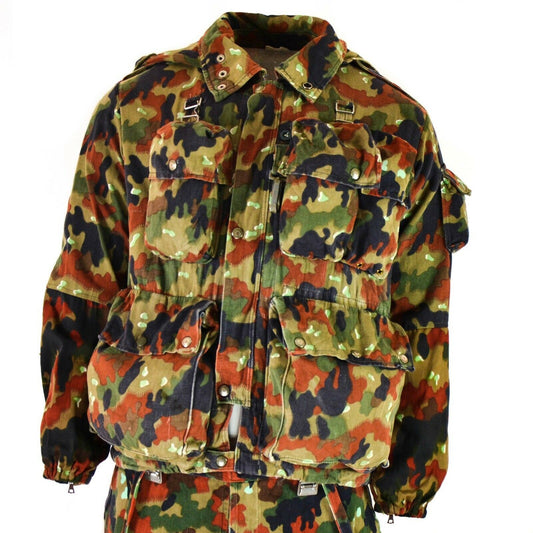 Swiss Army Hooded Jacket M70 Alpenfalge Print