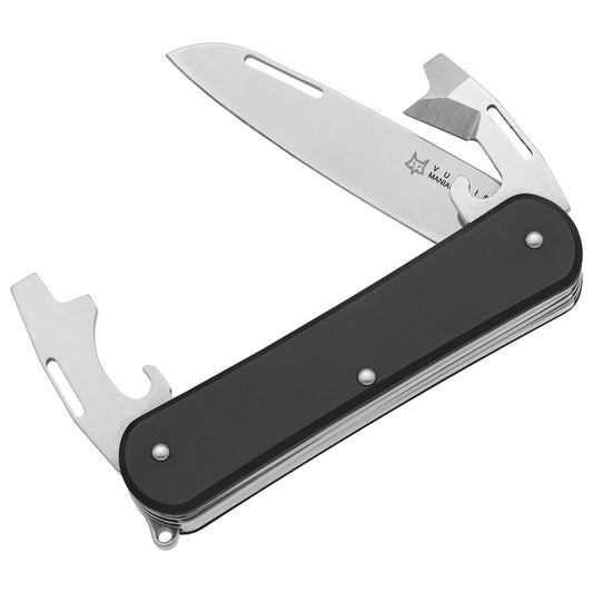 Fox Knives VULPIS FX-VP130-3 BK multipurpose knife made of N690Co steel black