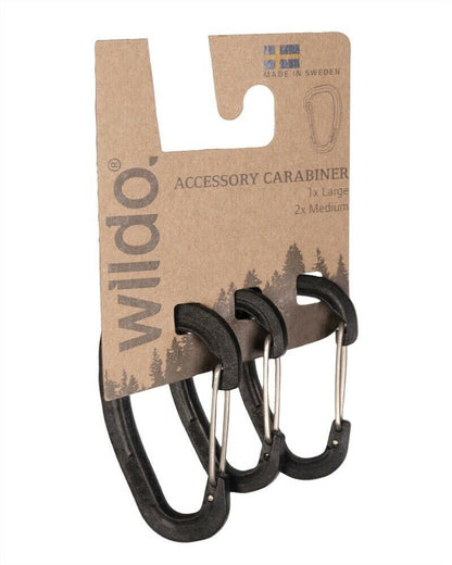 Wildo 3 carabiner set for outdoor adventures