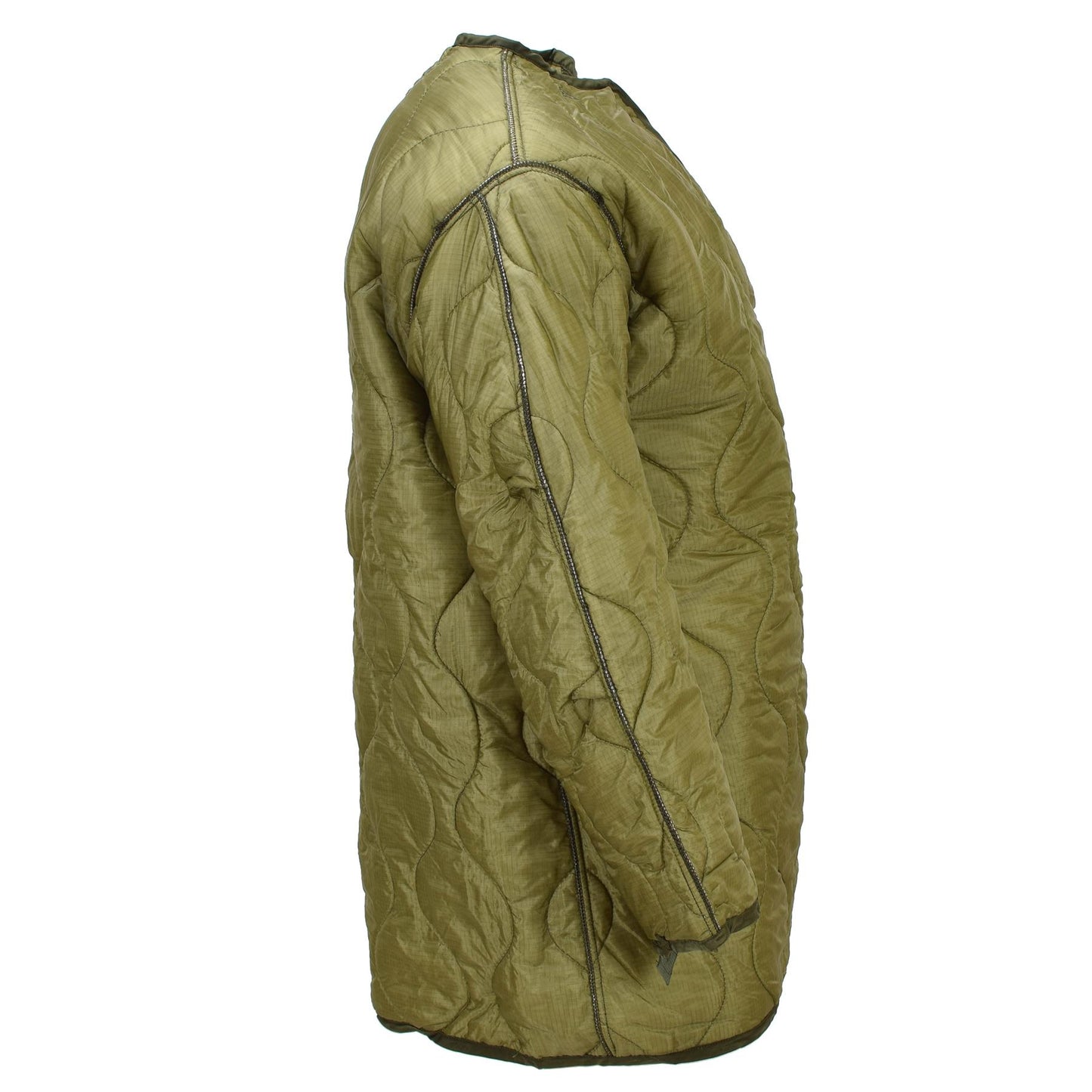 Jungtinių Valstijų kariuomenės M65 parkos pamušalas alyvuogių