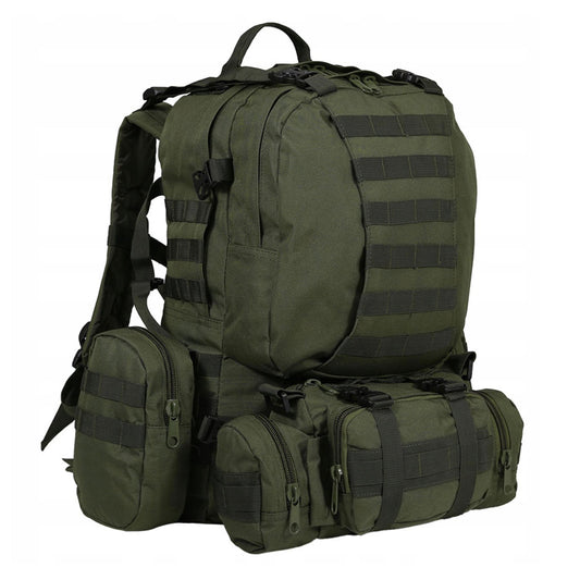 MIL-TEC Defense Assembly 36 L taktinė kuprinė su nuimamais dėklais alyvuogių