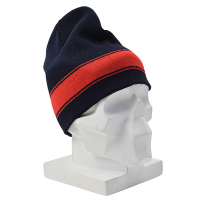 Olandijos kariuomenės vilnonė žieminė kepurė beanie stiliaus mėlyna
