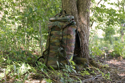 Belgian army tactical hiking backpack 110 liter capacity Jigsaw print