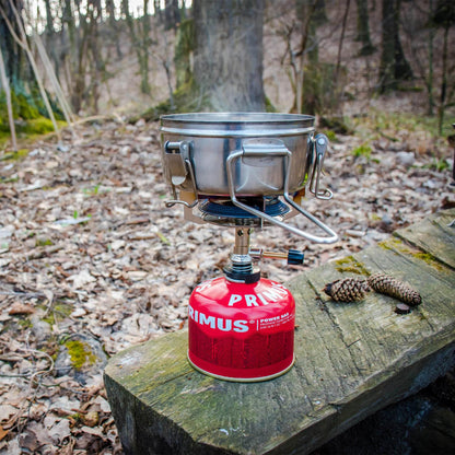 Primus Mimer Duo gas stove for hiking and camping stable pot holder