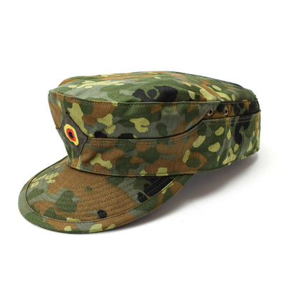 German army cap with beak Flecktarn