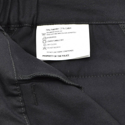 British Police Uniform Pants with Pockets Black