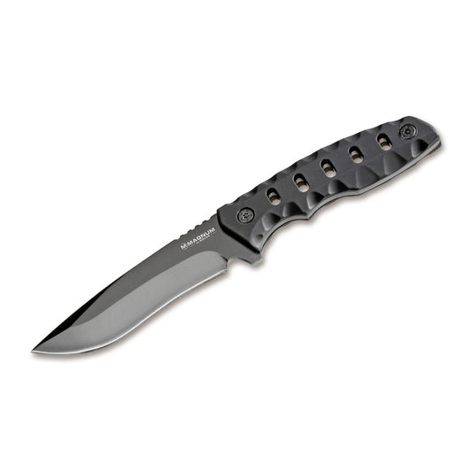 BOKER Oblong tactical fixed blade knife 440A steel with case