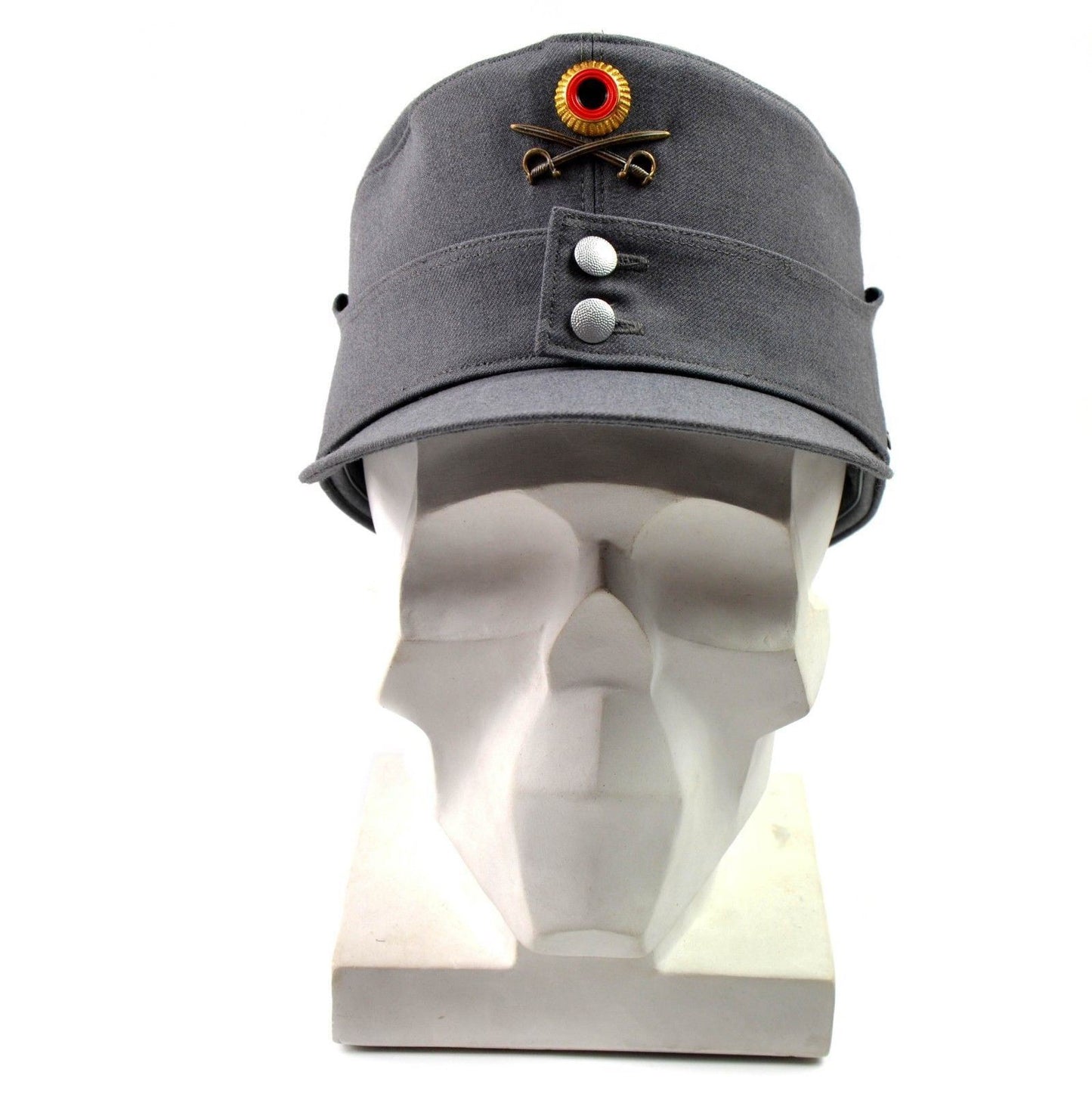 German army gray cap with a beak