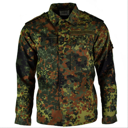 German army shirt with long sleeves flecktarn