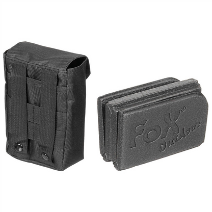 Fox Outdoor sulankstomas termo kilimėlis su MOLLE dėklu juodas