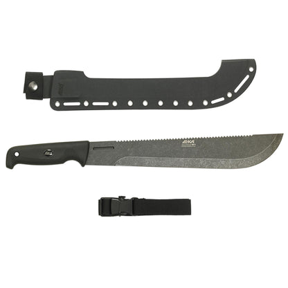 EKA MachBlade W1 machete serrated ridge 12C27 steel G10 handle