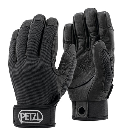 Petzl CORDEX odinės laipiojimo ir darbo su virvėmis pirštinės juodos