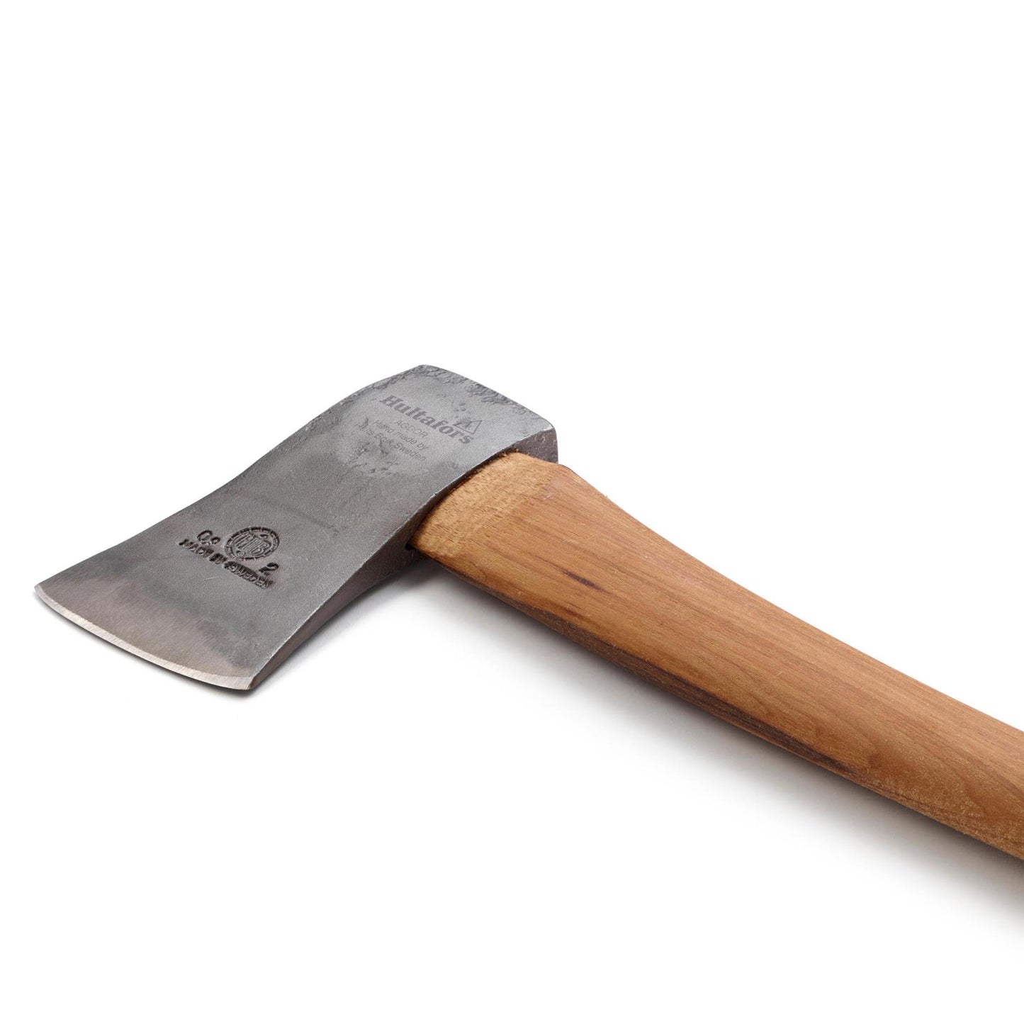 HULTAFORS ax with carbon steel head and hickory handle