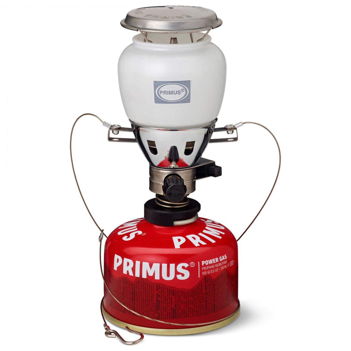 Primus EasyLight Duo gas lantern for camping adjustable brightness