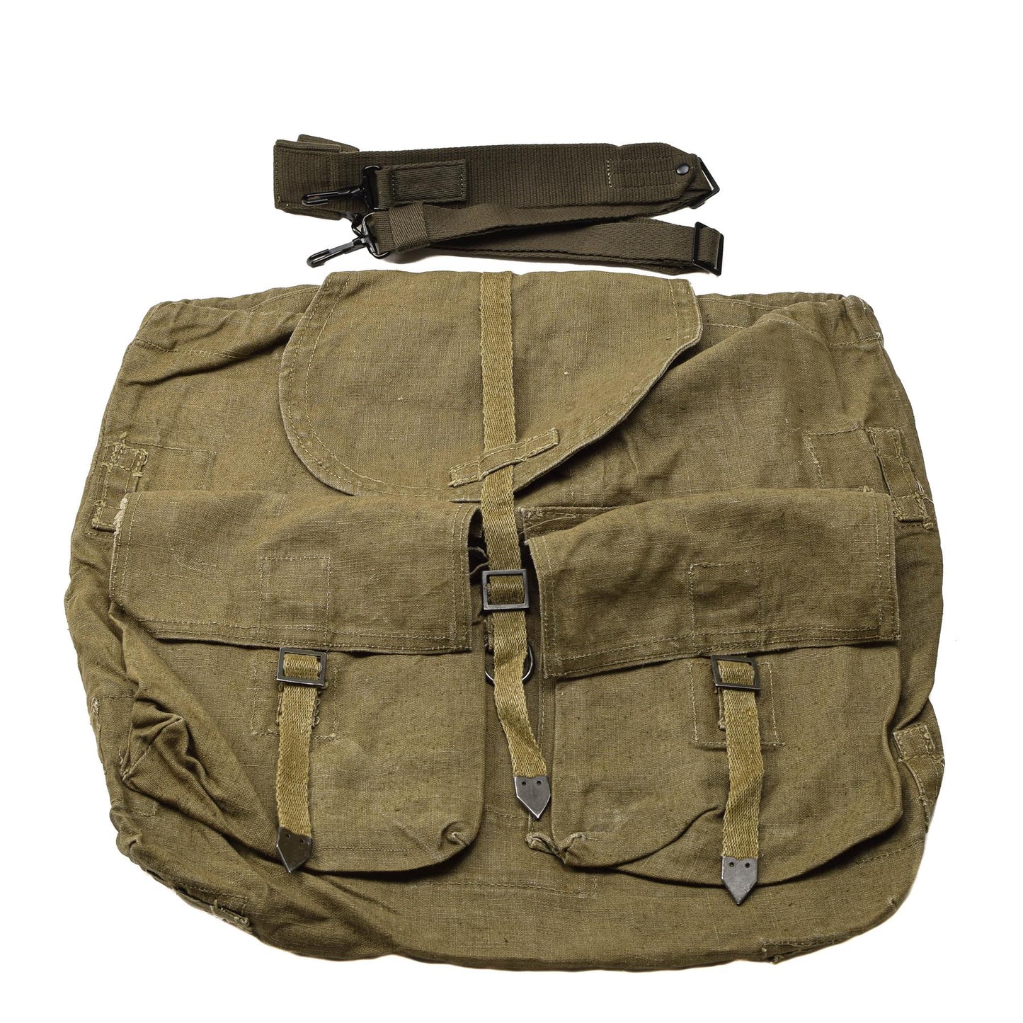 Czech military vintage hiking backpack M60 with external pockets