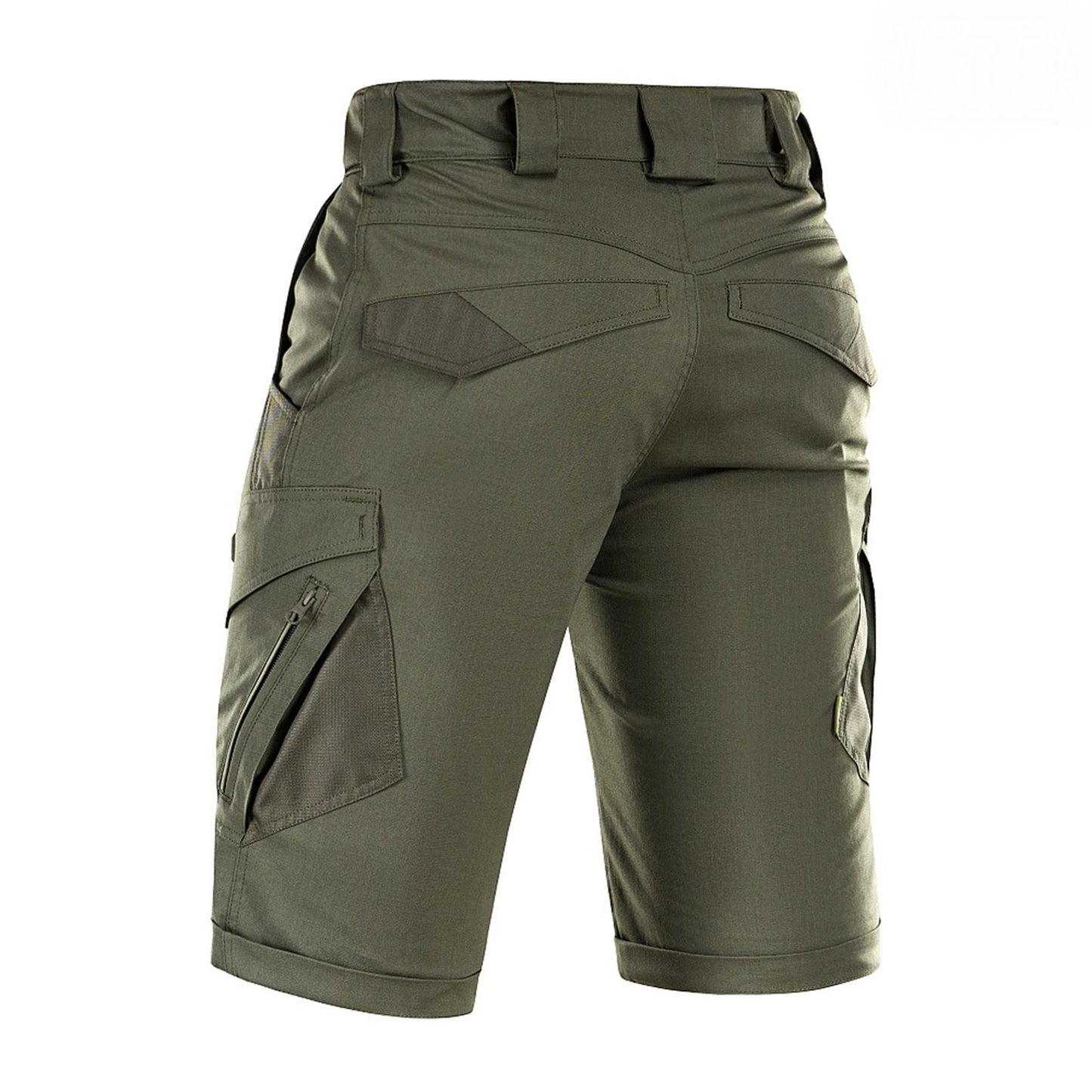 M-TAC bermuda style tactical shorts in olive color