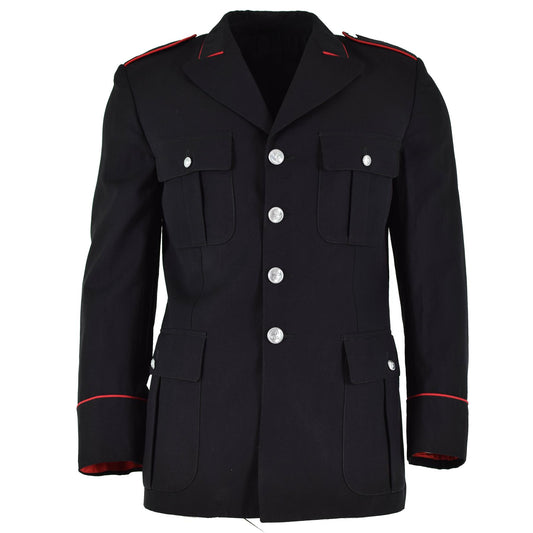 Black Italian Police Force parade jacket