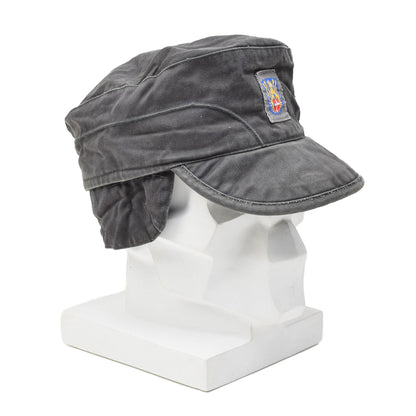 Danish army military cap with folding beaks Gray