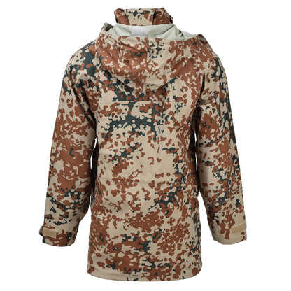 Danish army rain jacket waterproof with hood M84 desert print