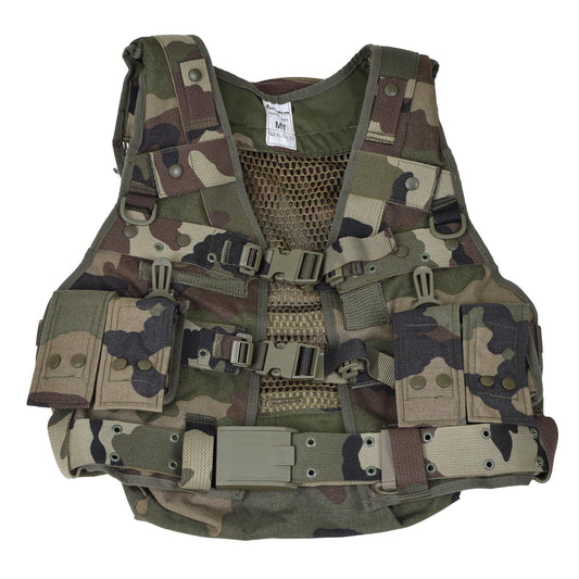 French army ammunition vest with holsters CCE printing