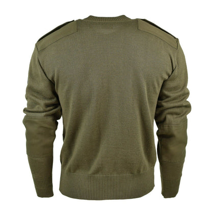 Austrian army commando wool sweater in lilac color