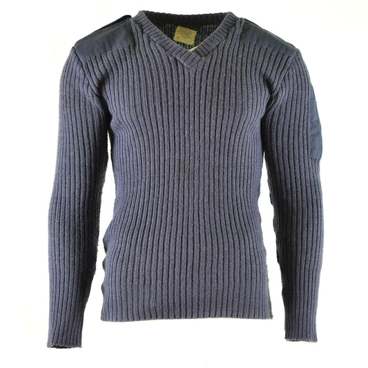 United Kingdom Army V-neck sweater in gray color